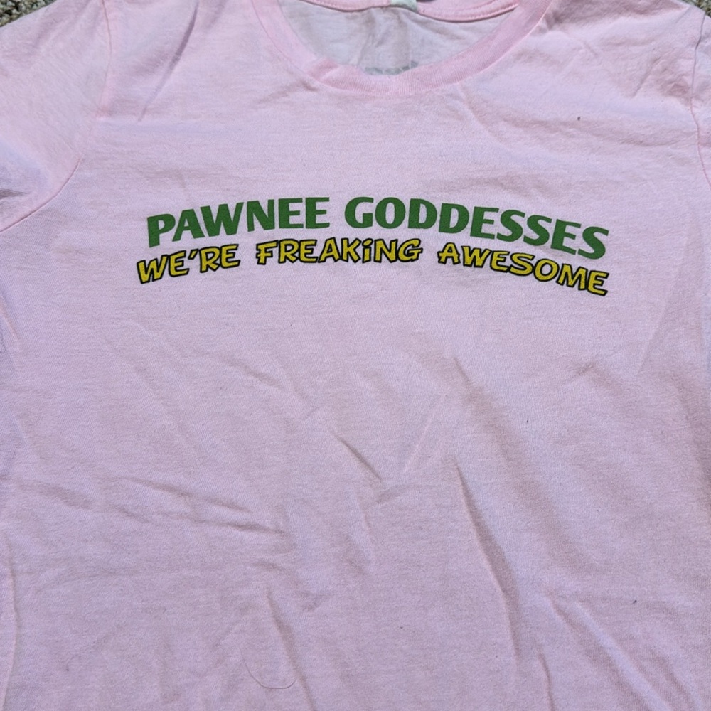Pawnee Goddesses “We’re Freaking Awesome” Parks and Recreation t-shirt - Picture 2 of 4